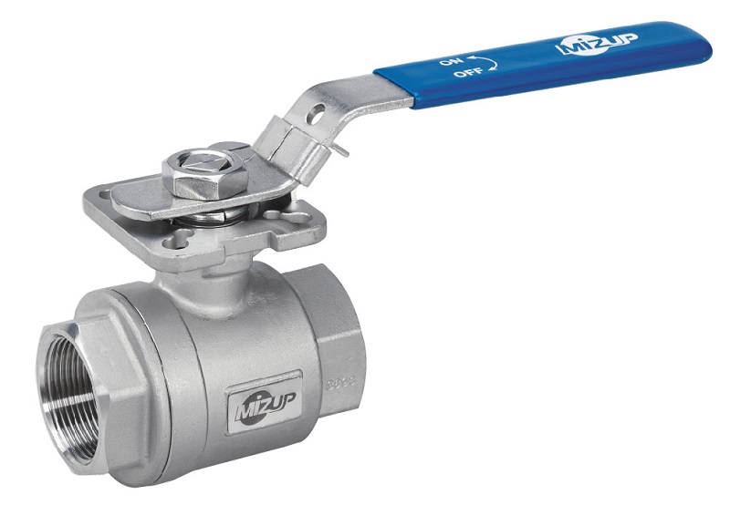 2-Piece ISO5211 Direct Mounted BAll Valve Threaded BSP 1/2 Inch